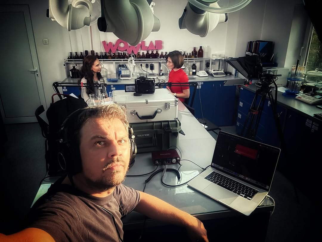 Interview-style podcast recording for Mathaus home improvement brand