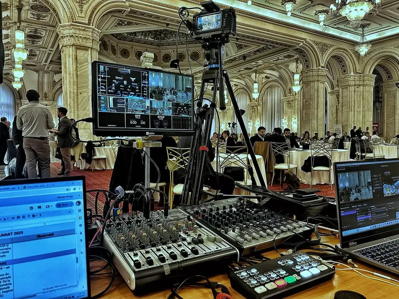 Live production at Palace of Parliament
